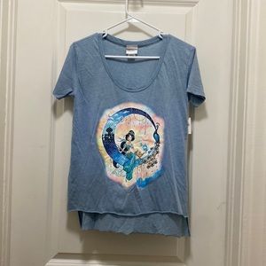 Disney wonder ground gallery princess jasmine tshirt blue size small